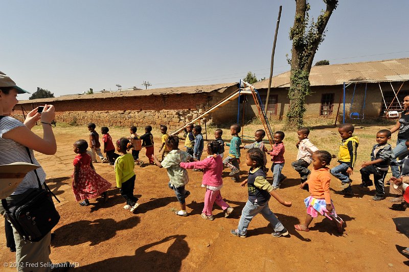 20120328_101637 Nikon D3 2x3.jpg - Children returning from recess to the classroom.   They take pride in walkng in neat formation